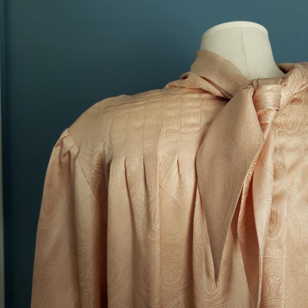 Geoffrey Alexander for Private Agenda Vintage Silk Blouse - Picture 6 of 8